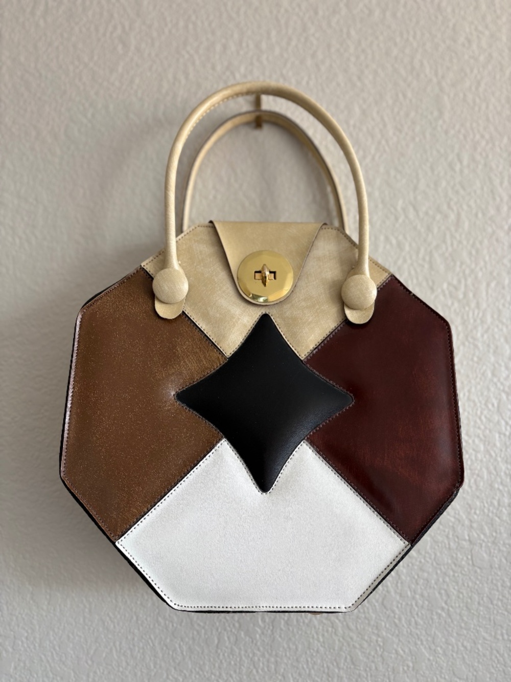 Vintage Hard Case Bowling Style Purse